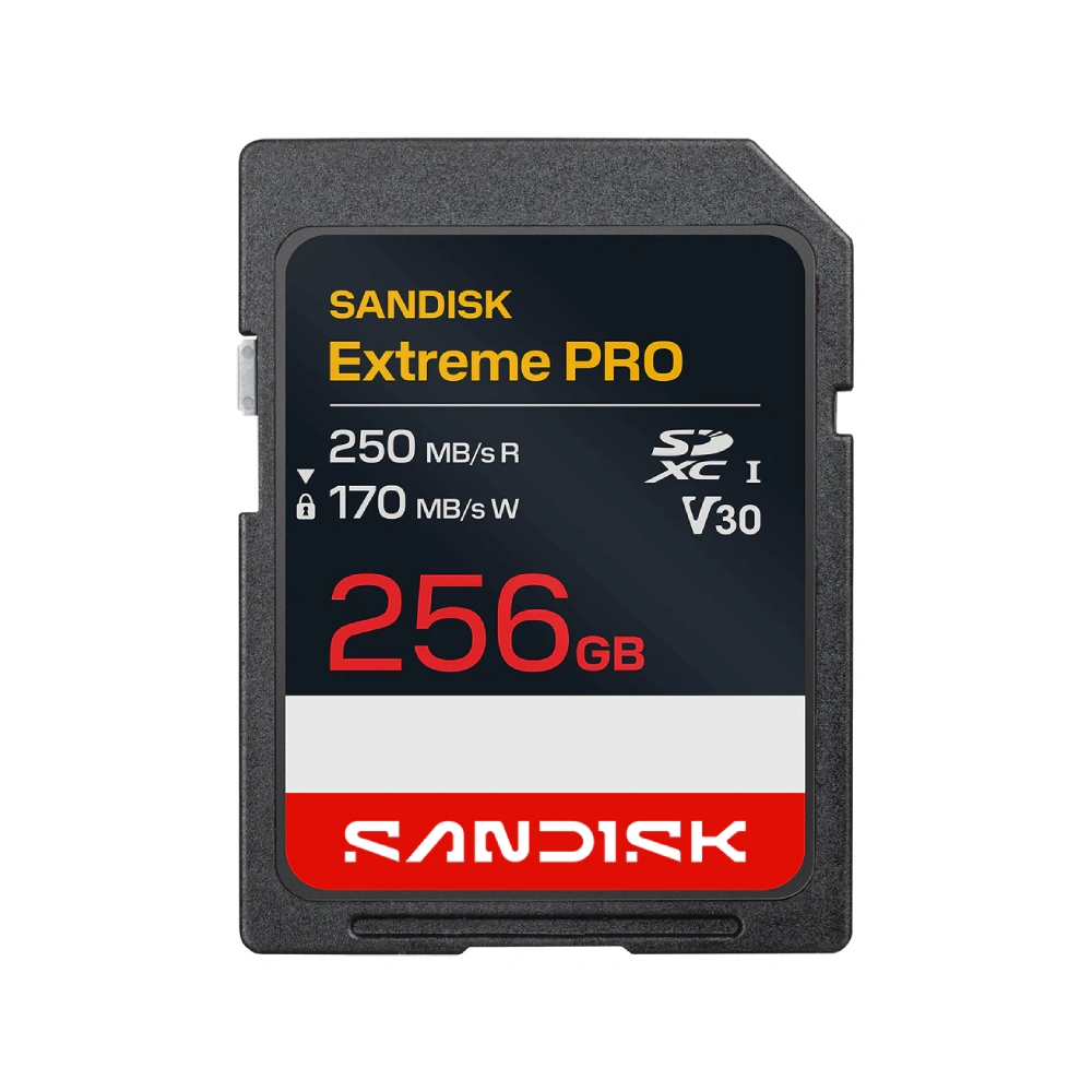 Sandisk SD Card Extreme Pro SDXC UHS-I 256GB V30 view 2